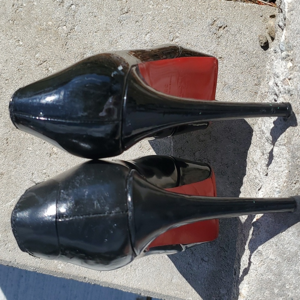 Christian Louboutin Paris Patent Leather High Heels Size 8 - Picture 7 of 16